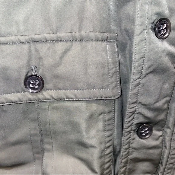 Jared Lang Green Military Bomber Jacket EUC Size Medium